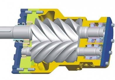 Compressores parafusos