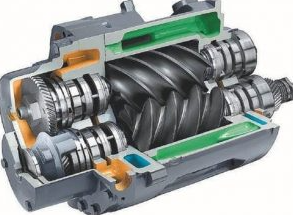 Compressores parafusos